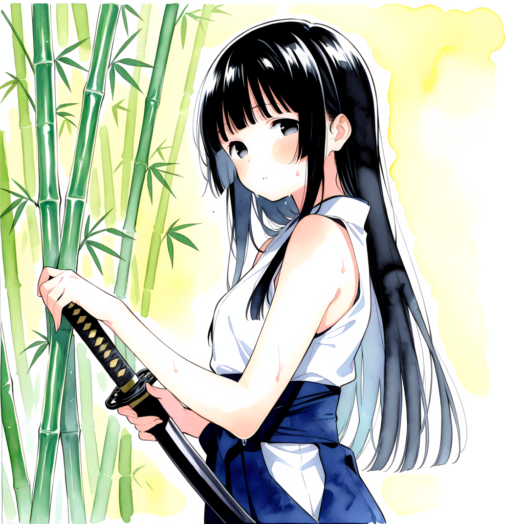 この刀は竹光ではないぞ！別イラスト