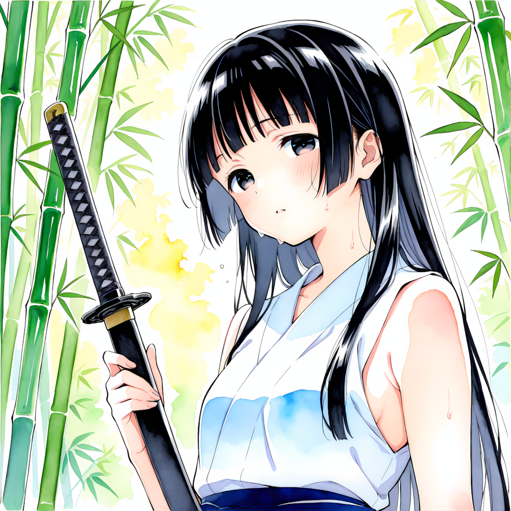 この刀は竹光ではないぞ！別イラスト
