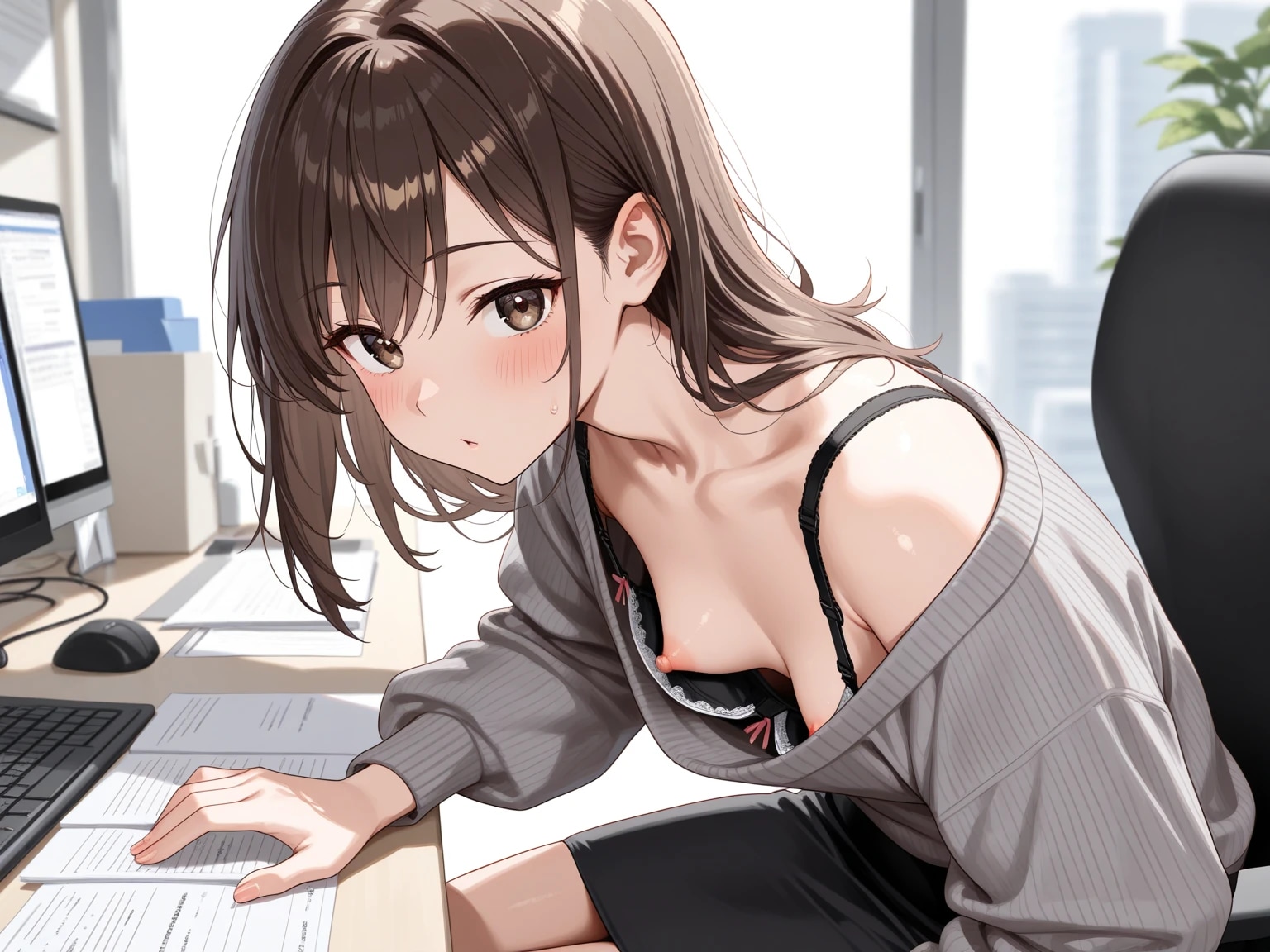 40枚:胸チラ寄せ集め