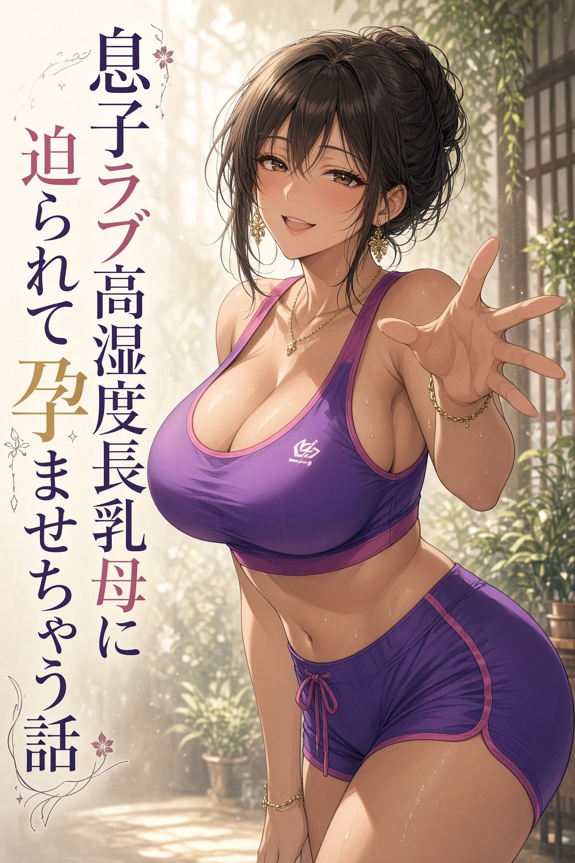 【アニメ】文庫本の表紙風イラスト　未亡人