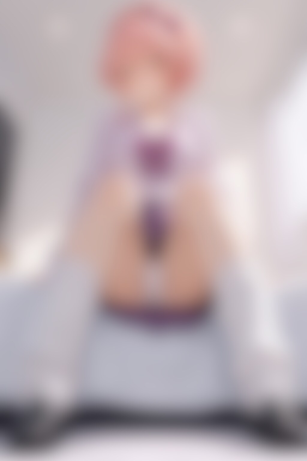 城ヶ〇美嘉｜制服ルーズ背面駅弁