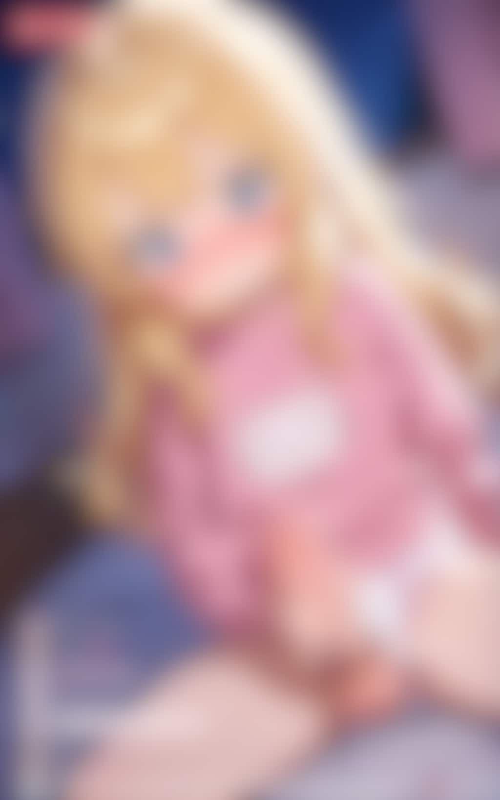 金髪ロング男の娘のライブ配信(年越し配信編)