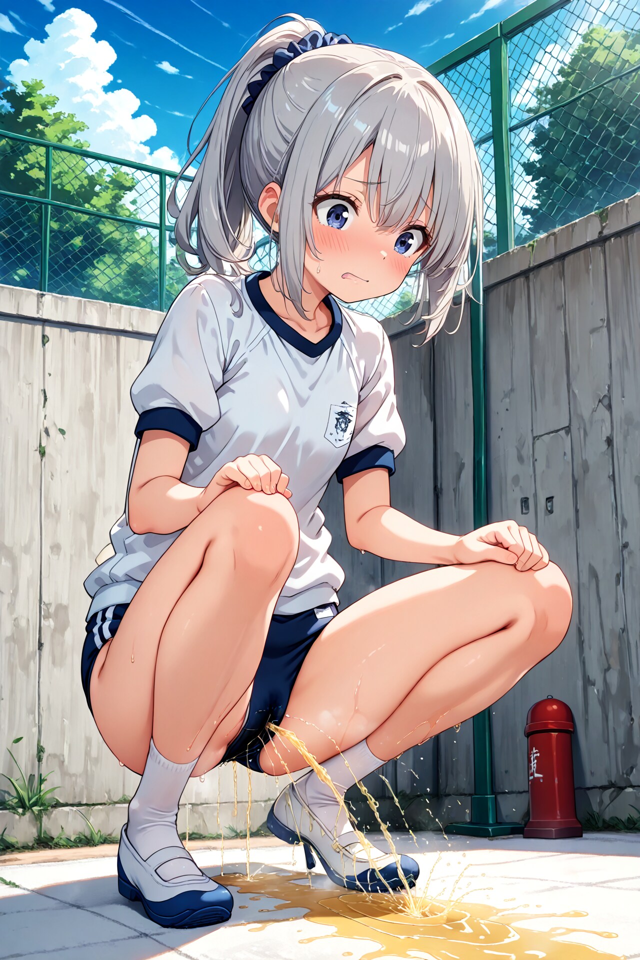 ブルマお漏らしプレイ(15)