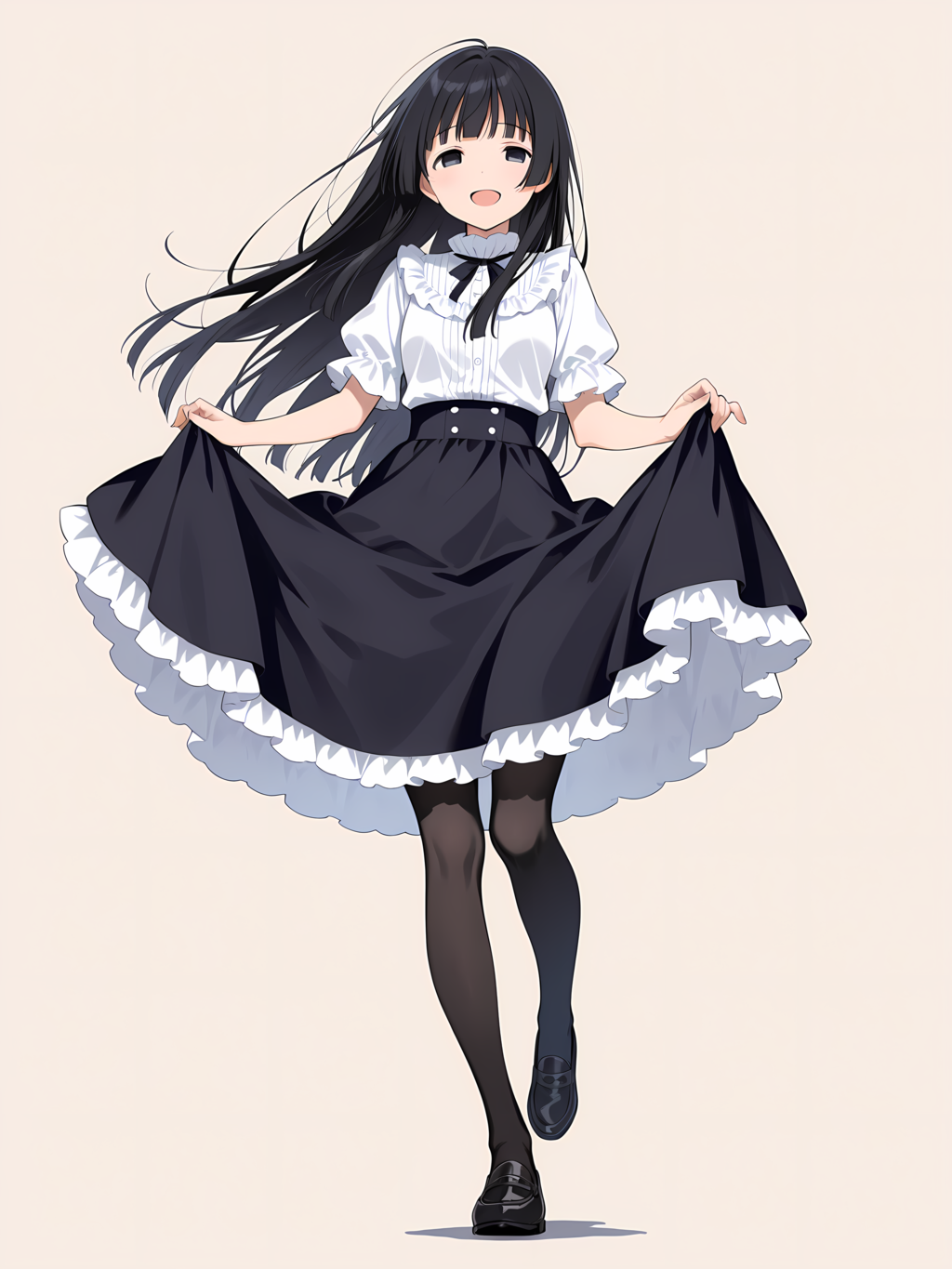 走るお嬢様 別イラスト