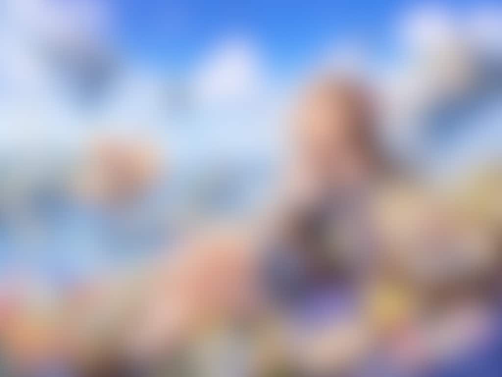 花咲く浮遊島でひとやすみ