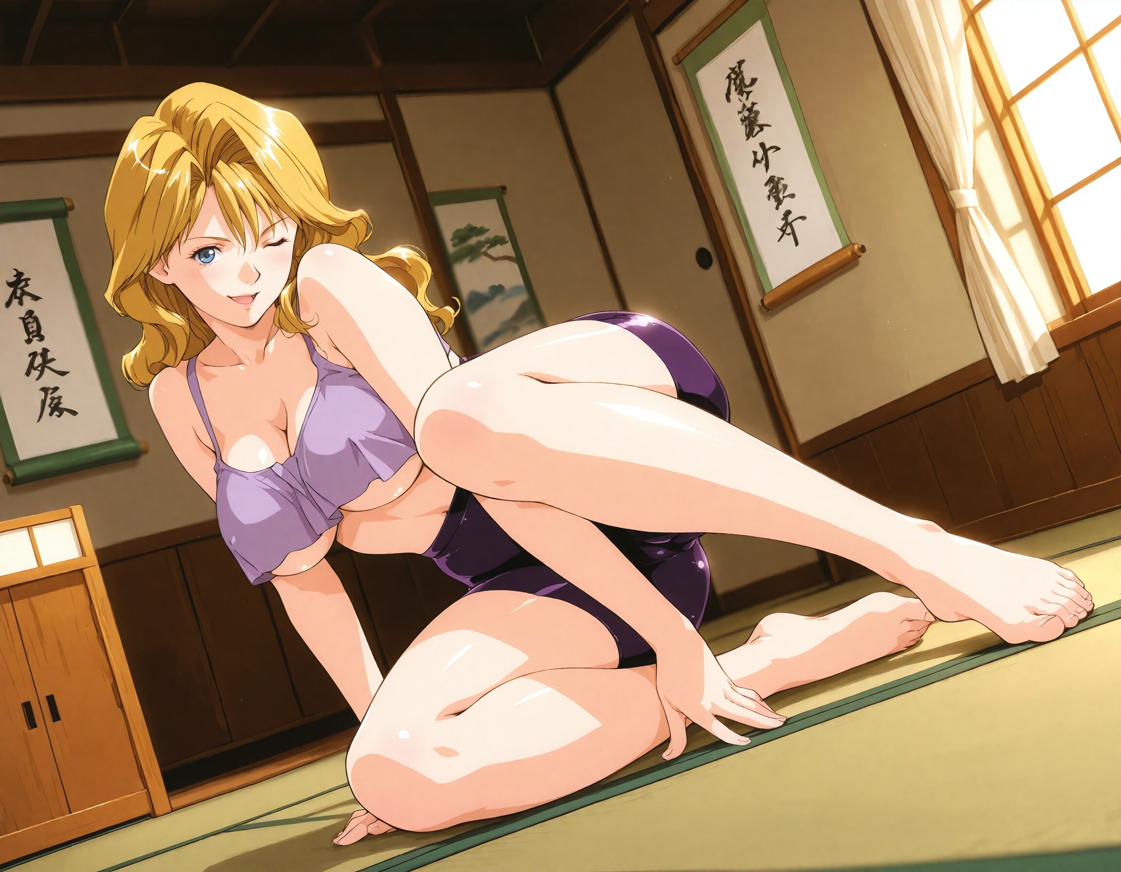 【スーパーリアル麻雀PⅥ】クリス：和服を脱ぐと…