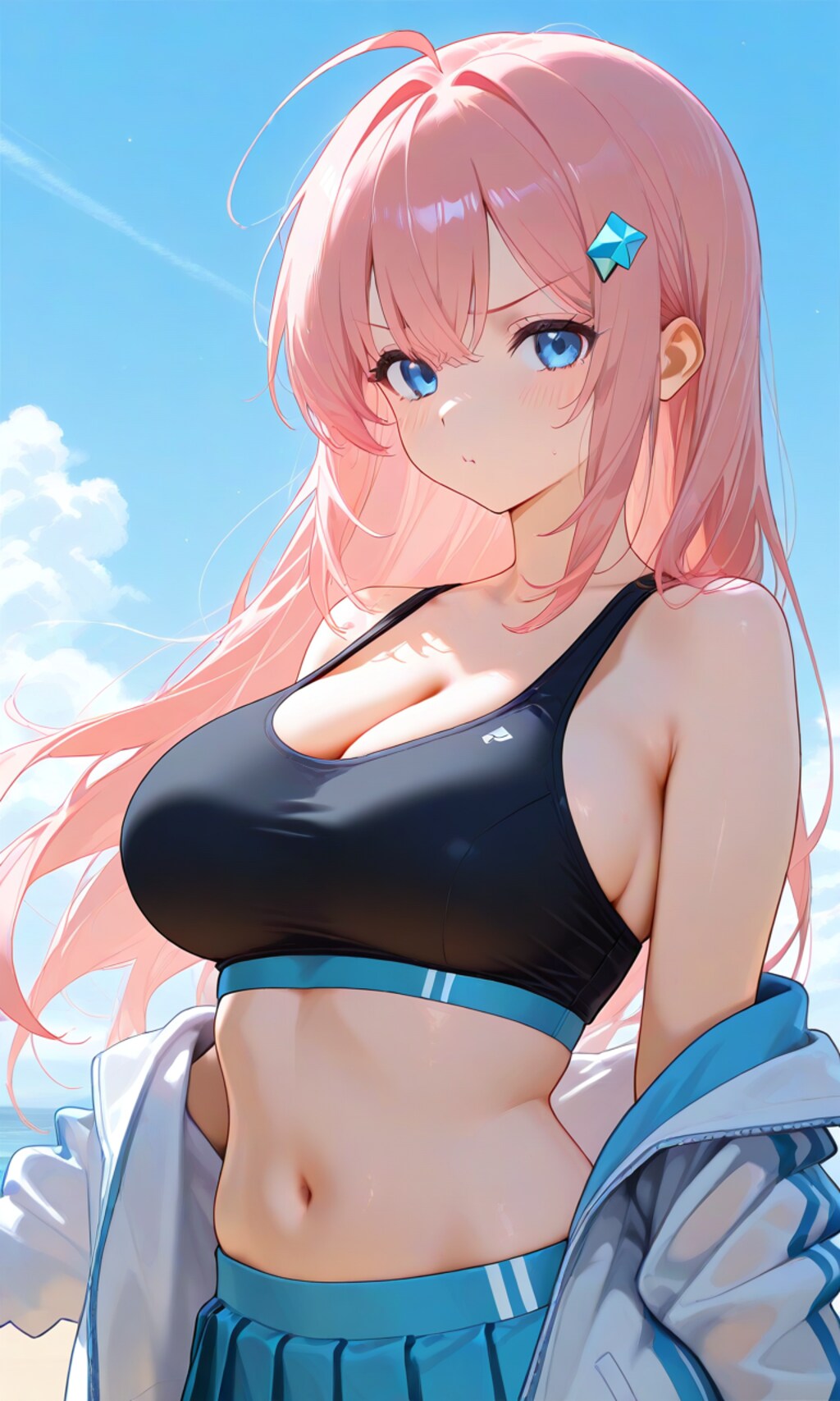 ジャケット脱衣、アールちゃん