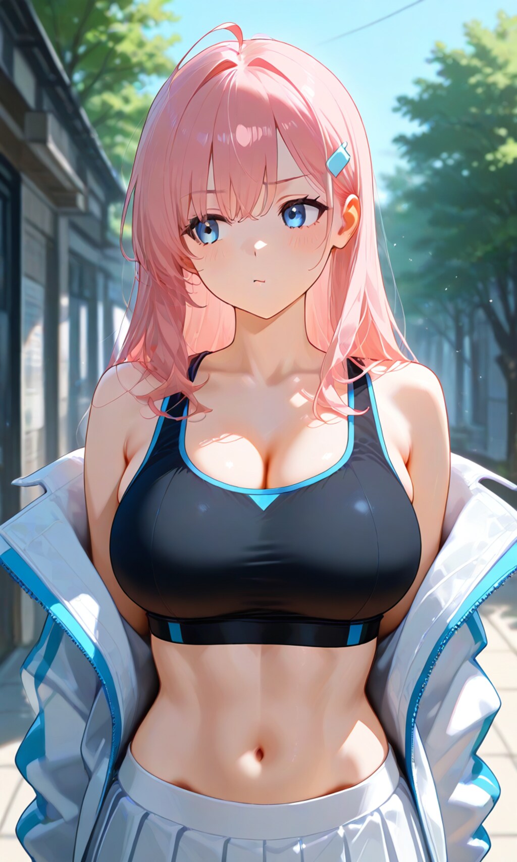 ジャケット脱衣、アールちゃん