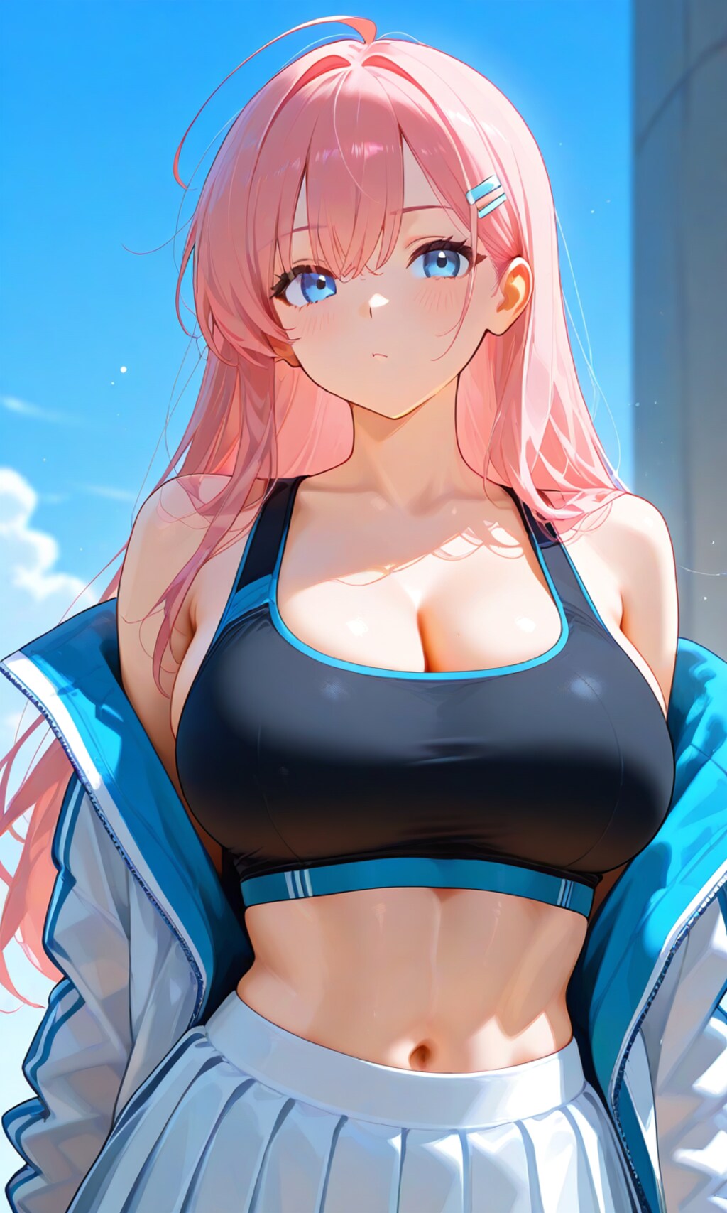 ジャケット脱衣、アールちゃん