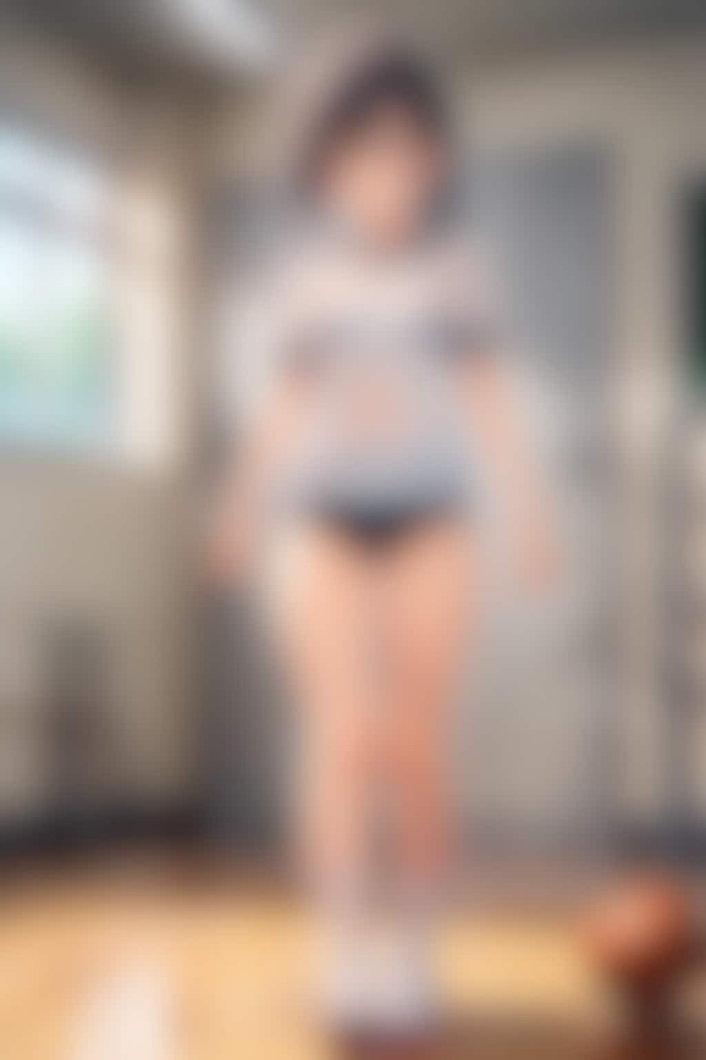 びしょ濡れ体操服プレイ(21)