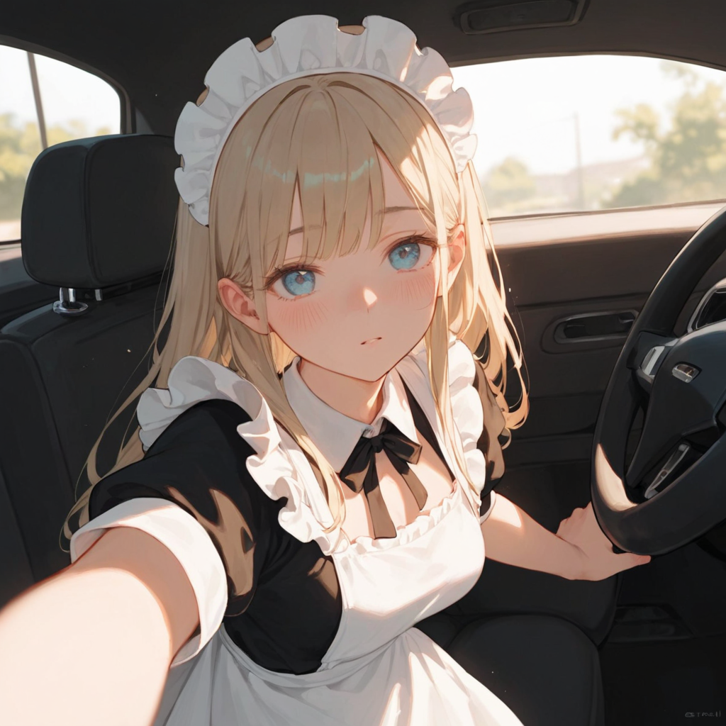 メイドさんと羞恥ドライブ
