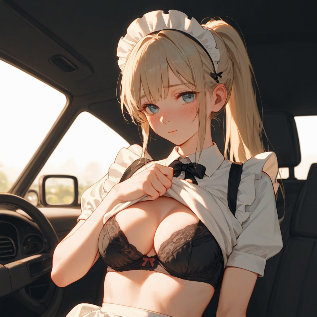 メイドさんと羞恥ドライブ
