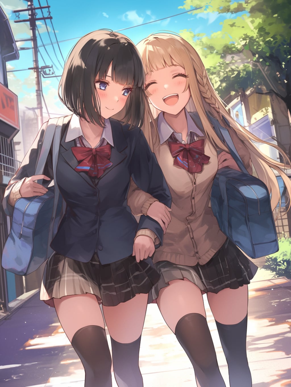 キスしたい二人のJK57～63