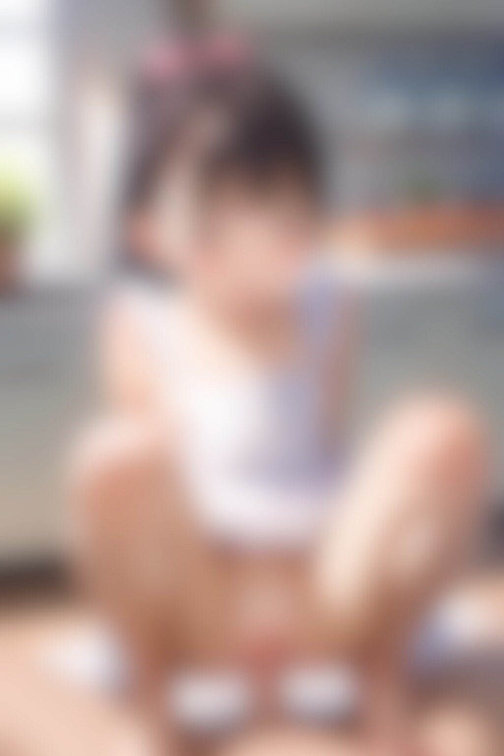 〇リJ〇ちゃんたちが裸エプロンで騎乗位（6枚）