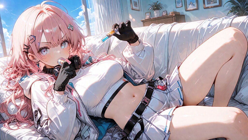 くつろぐアールちゃん