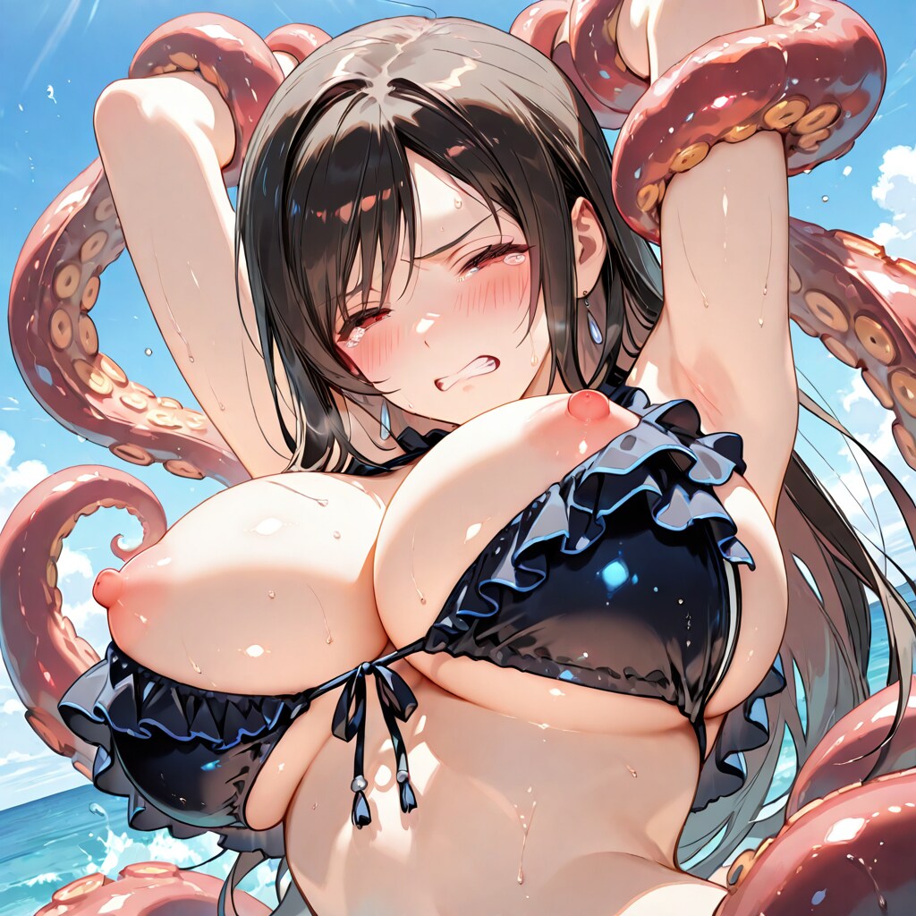 ティファ 水着 触手