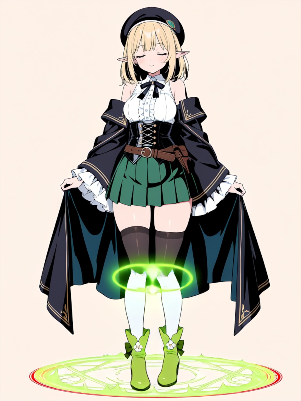 変身！魔法少女 エルフちゃん【パラパライラスト】