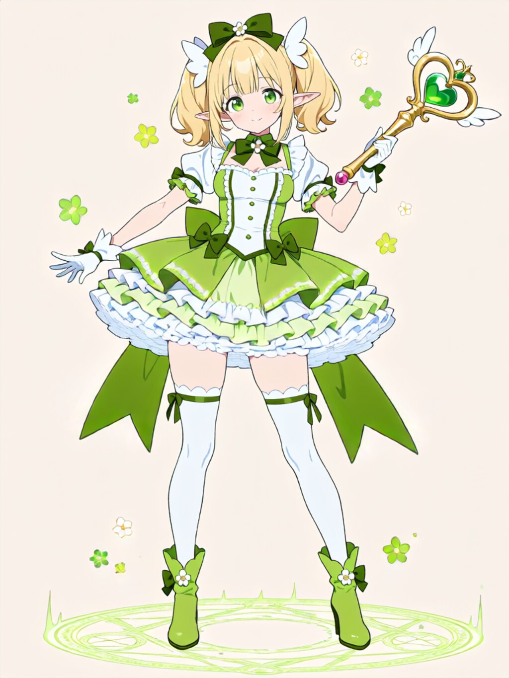 変身！魔法少女 エルフちゃん【パラパライラスト】