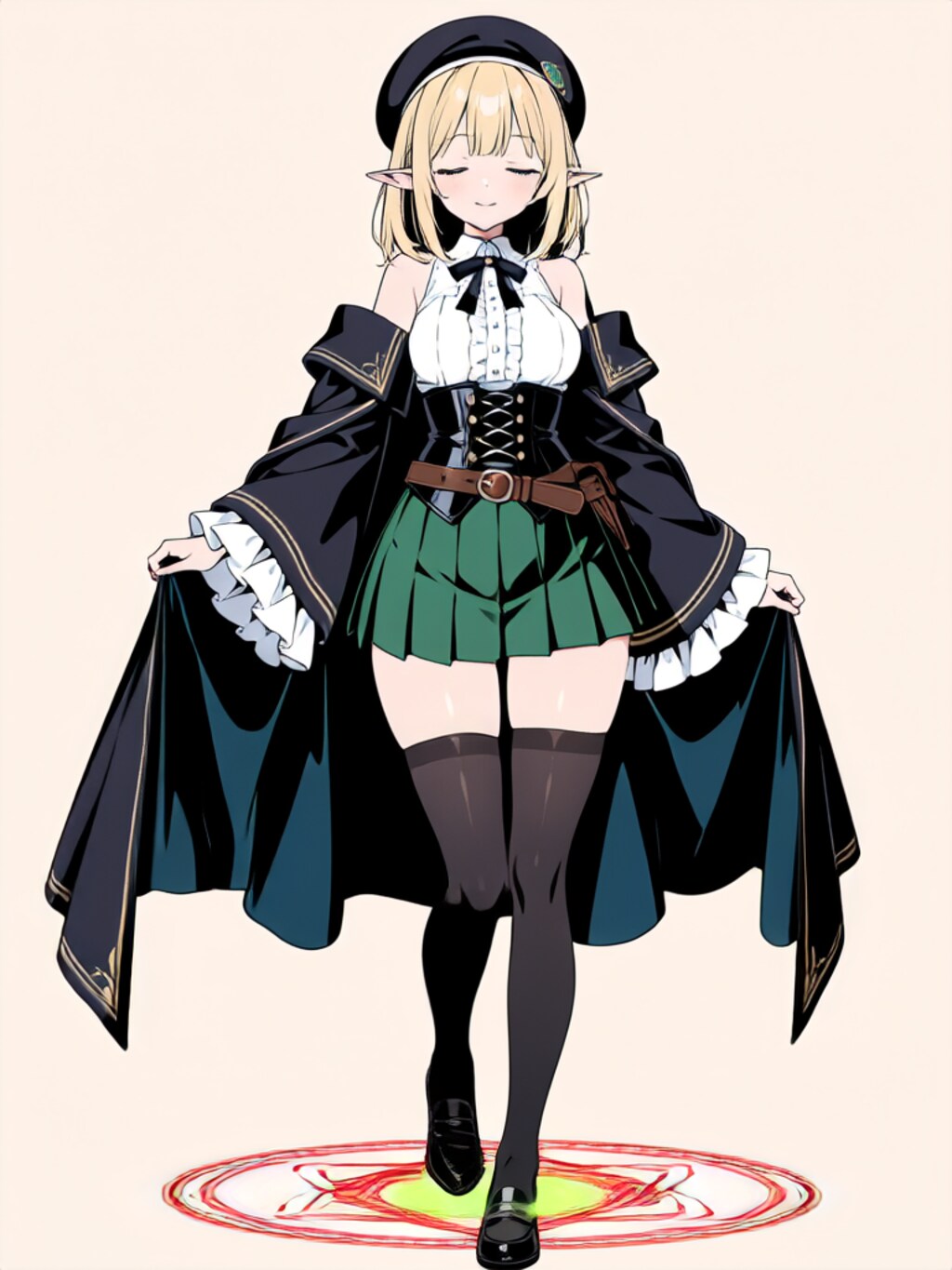 変身！魔法少女 エルフちゃん【パラパライラスト】