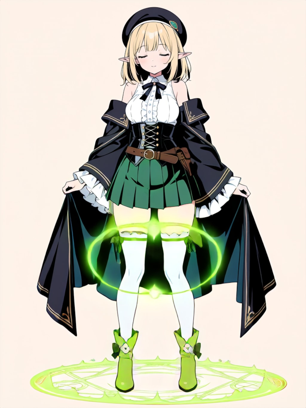 変身！魔法少女 エルフちゃん【パラパライラスト】