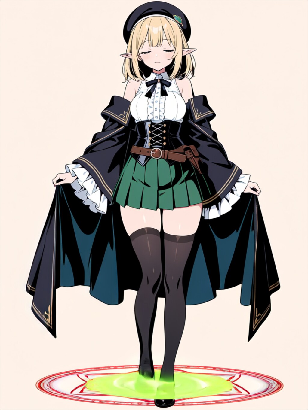 変身！魔法少女 エルフちゃん【パラパライラスト】