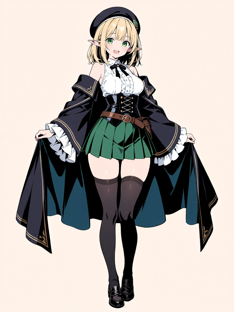 変身！魔法少女 エルフちゃん【パラパライラスト】