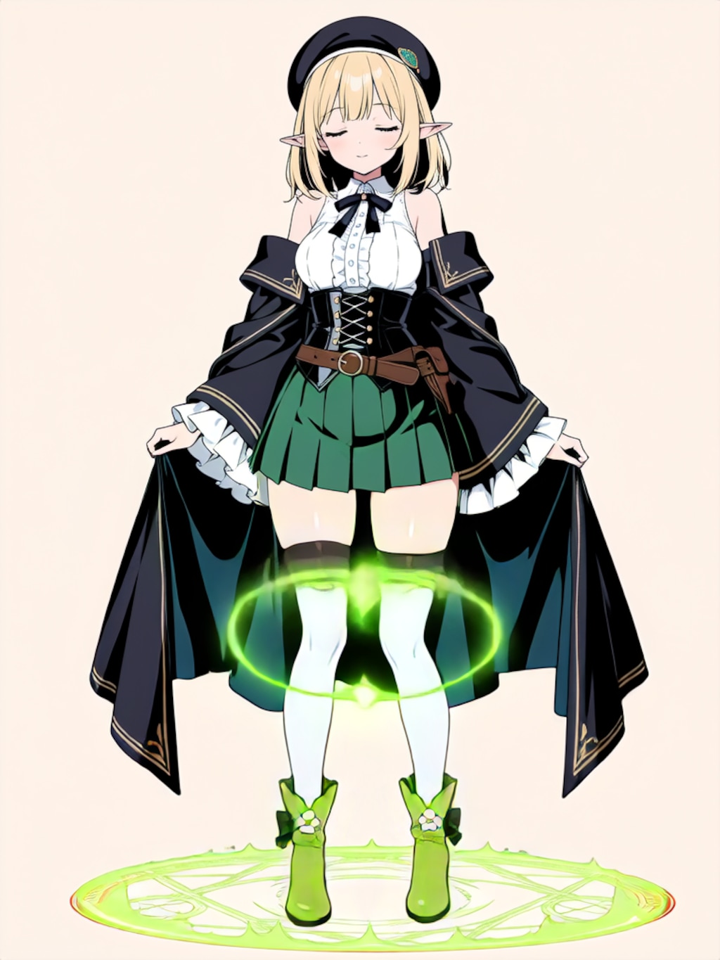 変身！魔法少女 エルフちゃん【パラパライラスト】