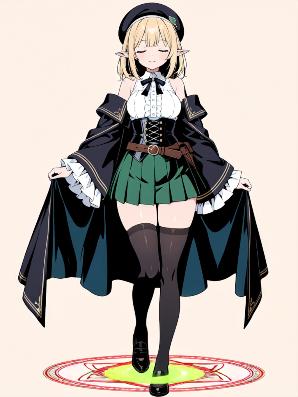 変身！魔法少女 エルフちゃん【パラパライラスト】