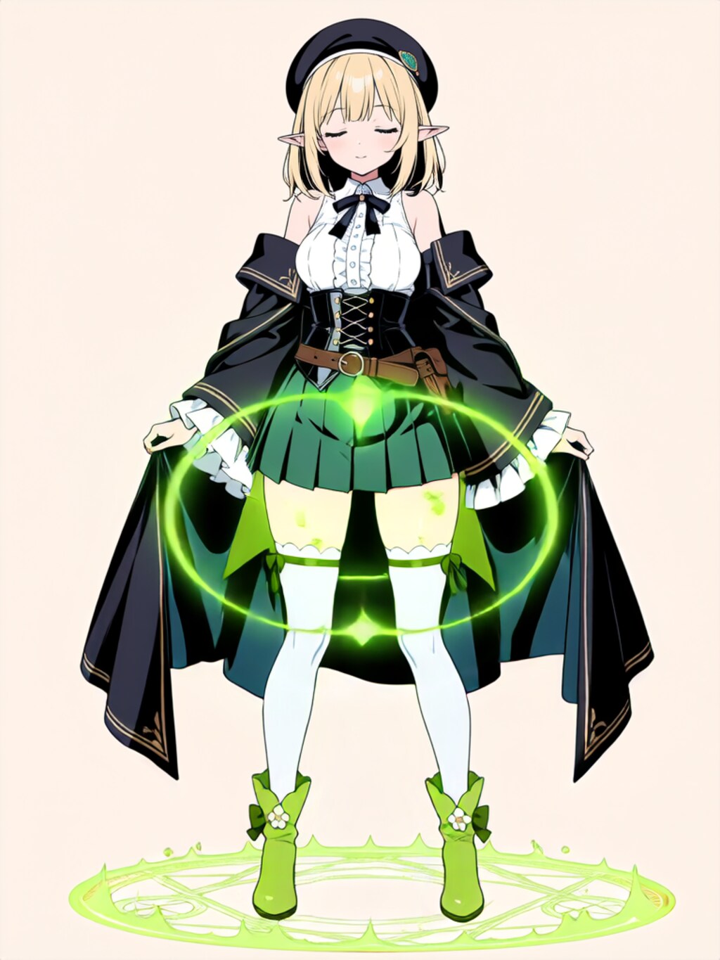 変身！魔法少女 エルフちゃん【パラパライラスト】