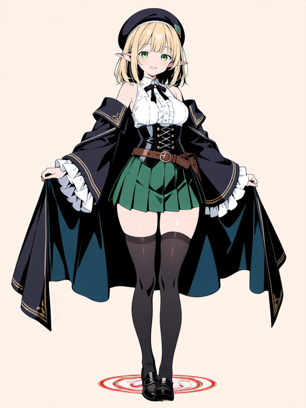 変身！魔法少女 エルフちゃん【パラパライラスト】