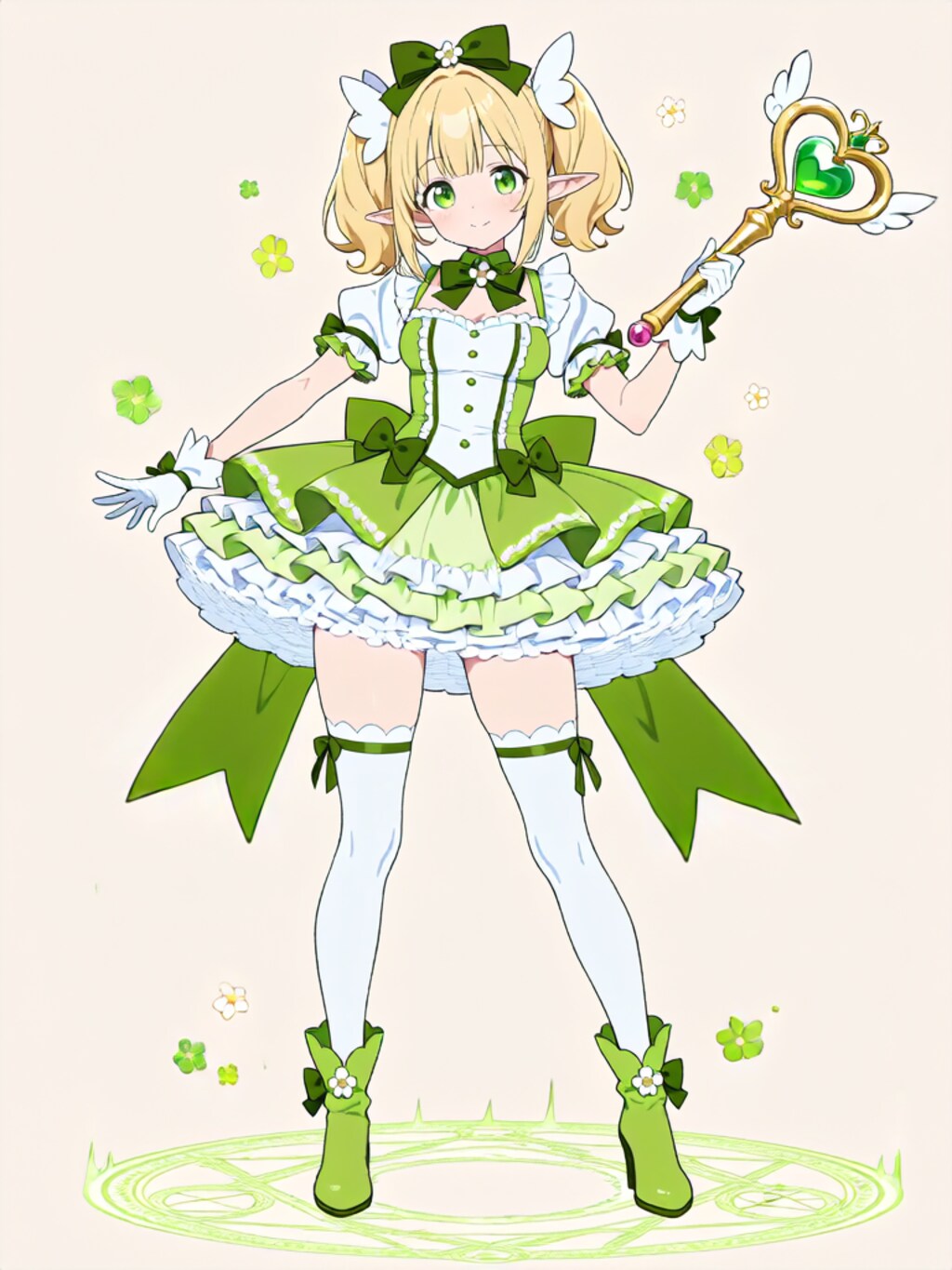 変身！魔法少女 エルフちゃん【パラパライラスト】