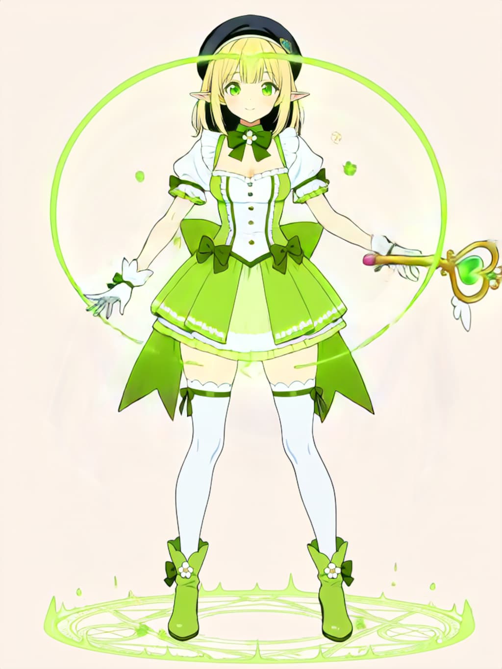 変身！魔法少女 エルフちゃん【パラパライラスト】