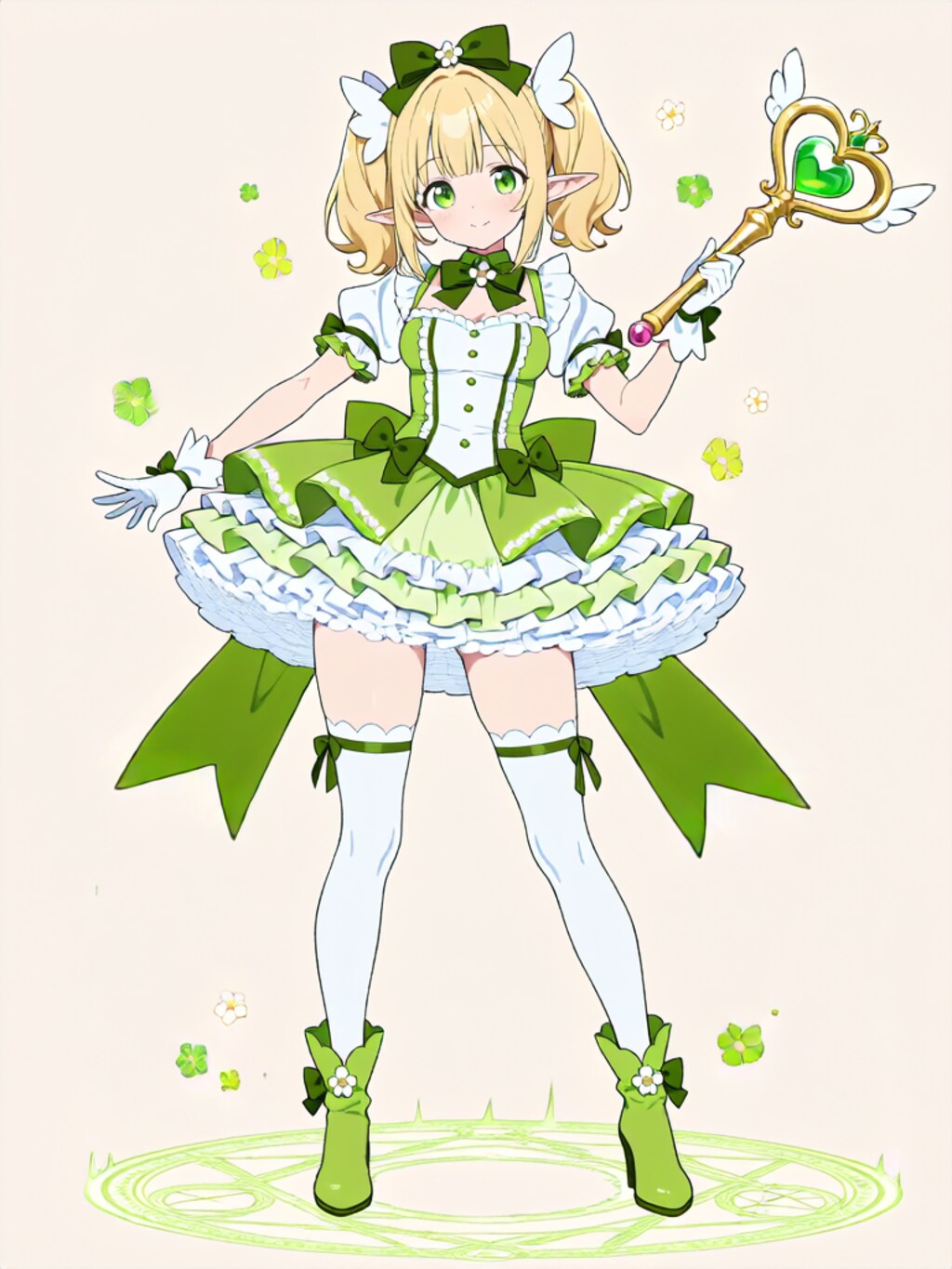 変身！魔法少女 エルフちゃん【パラパライラスト】