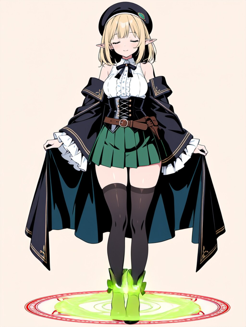 変身！魔法少女 エルフちゃん【パラパライラスト】