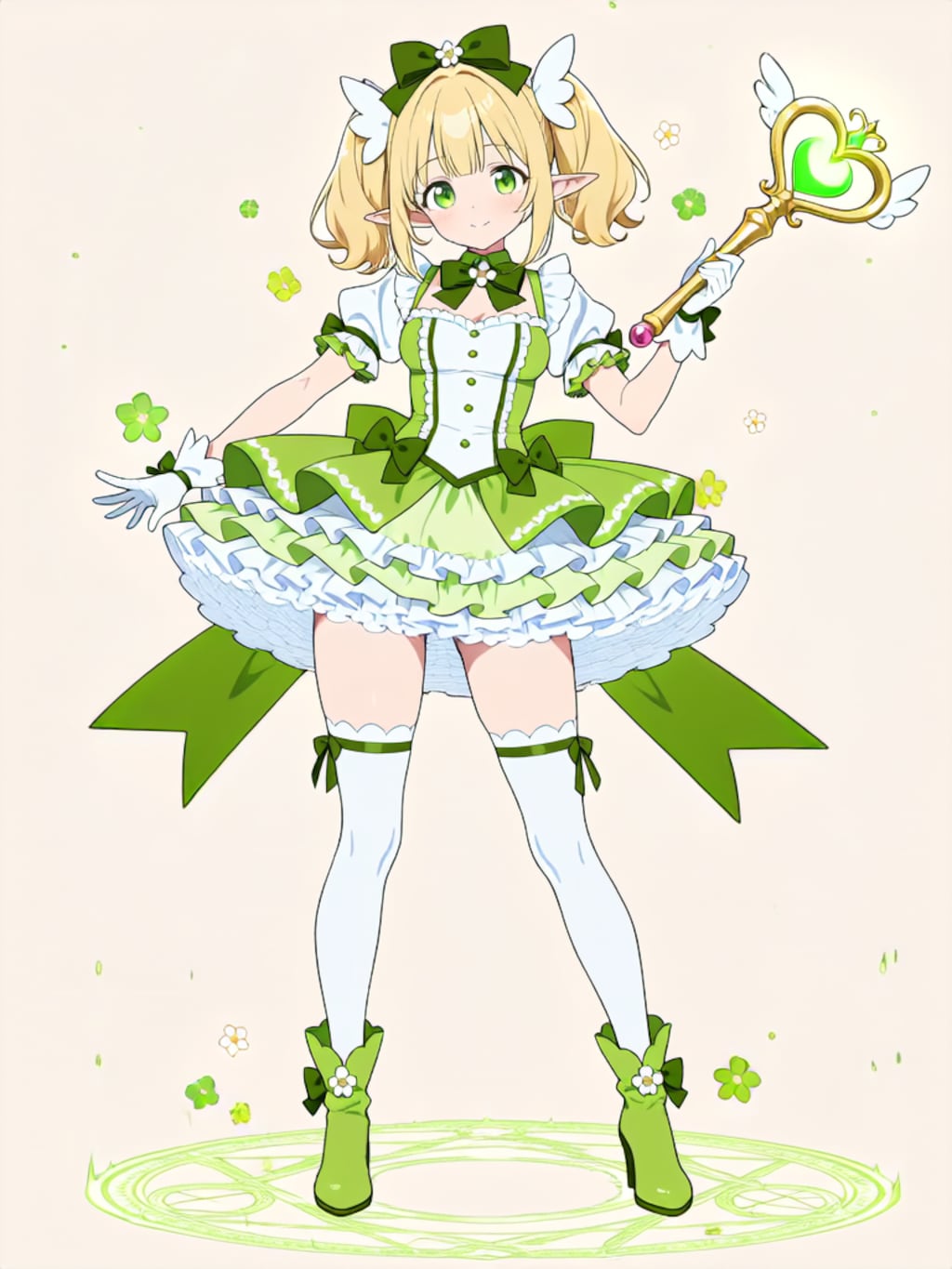 変身！魔法少女 エルフちゃん【パラパライラスト】