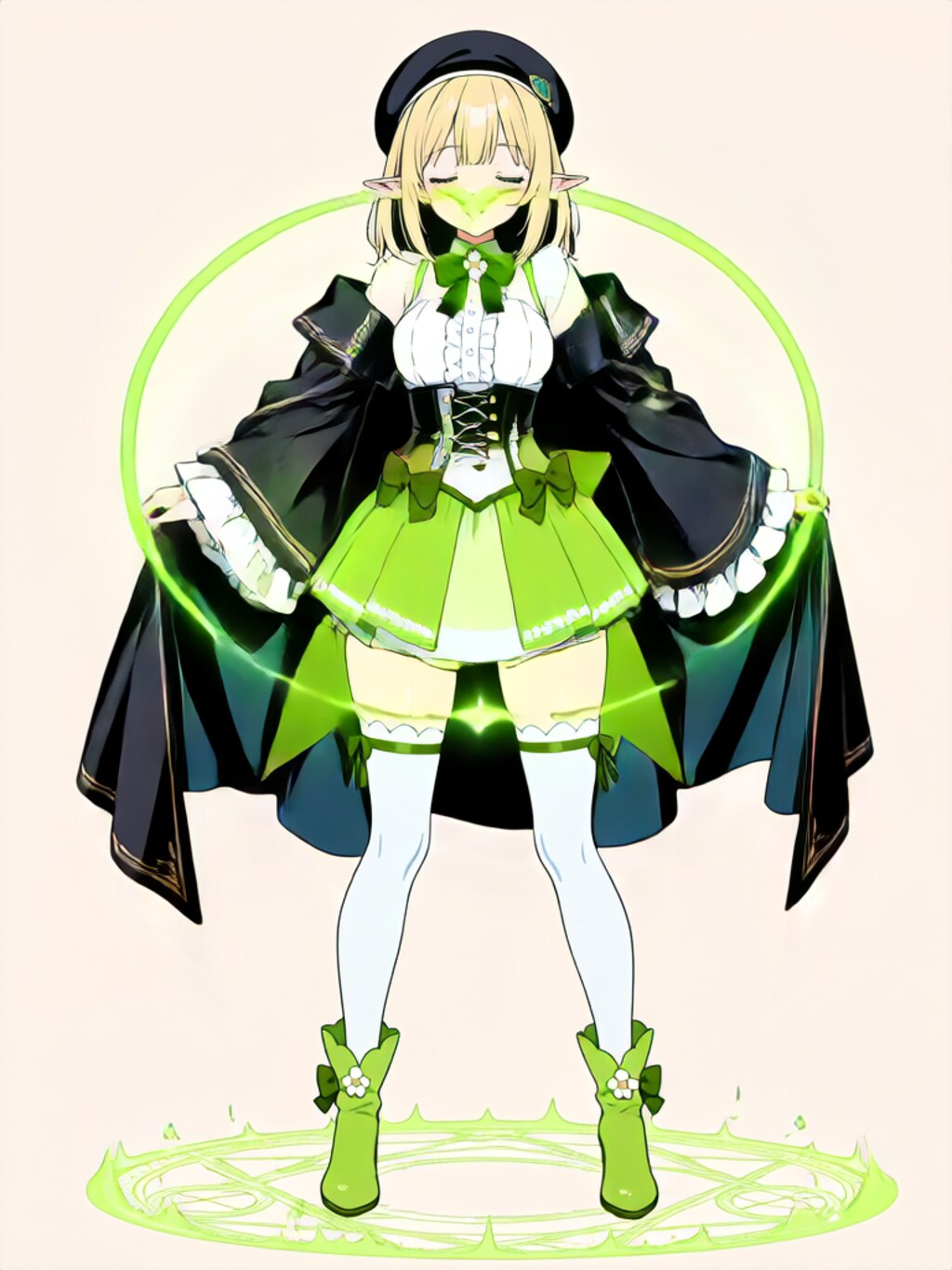 変身！魔法少女 エルフちゃん【パラパライラスト】