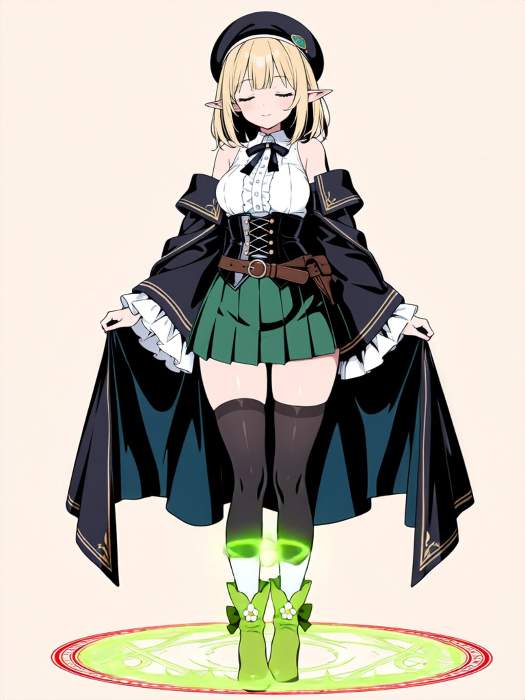 変身！魔法少女 エルフちゃん【パラパライラスト】