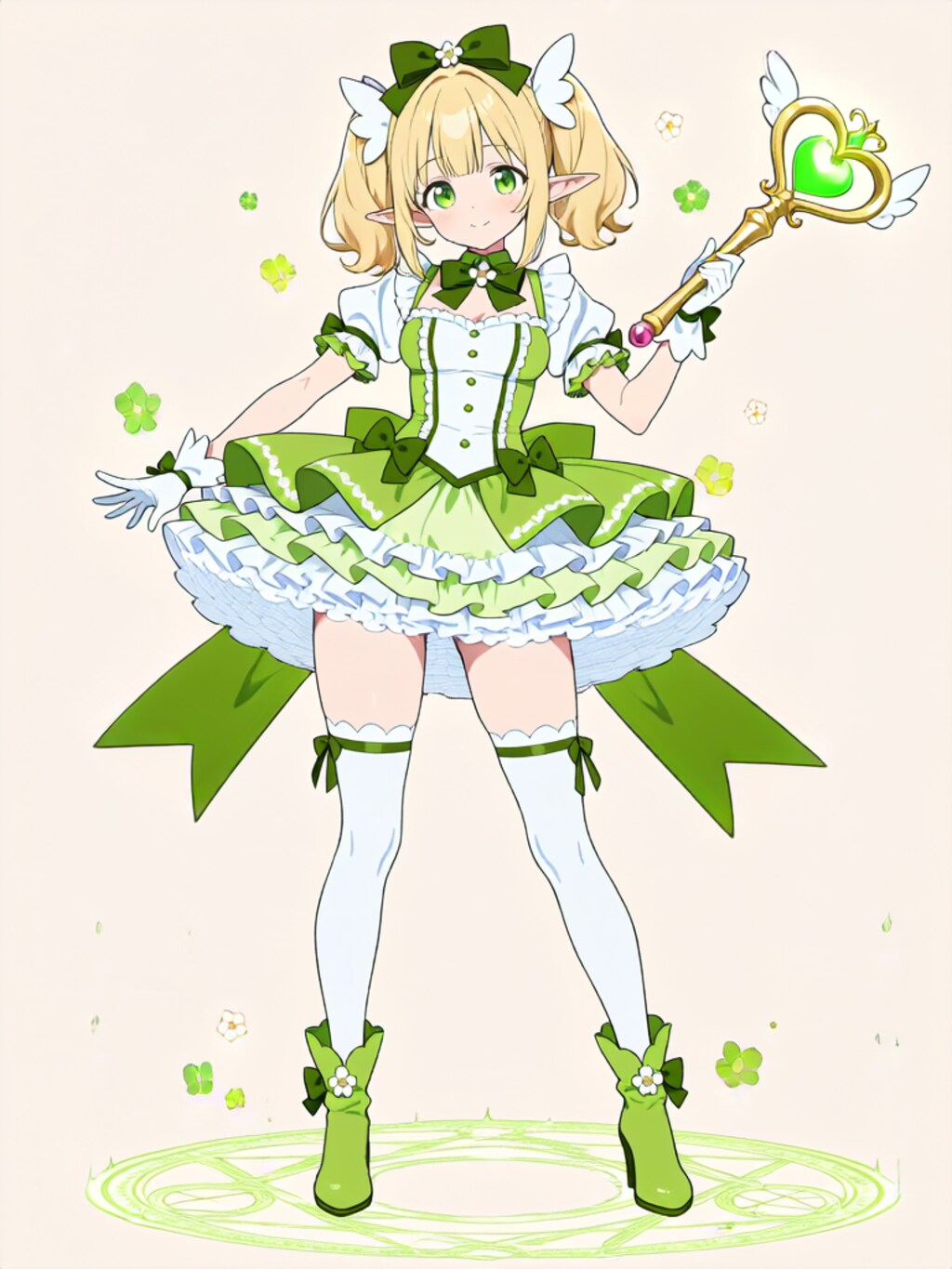 変身！魔法少女 エルフちゃん【パラパライラスト】