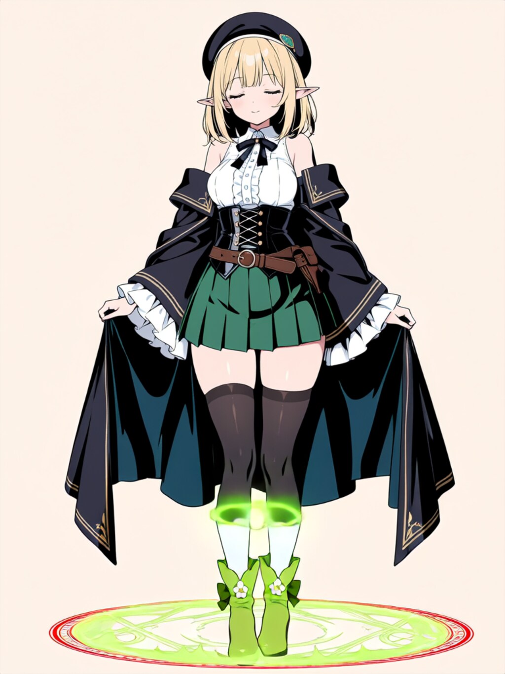 変身！魔法少女 エルフちゃん【パラパライラスト】