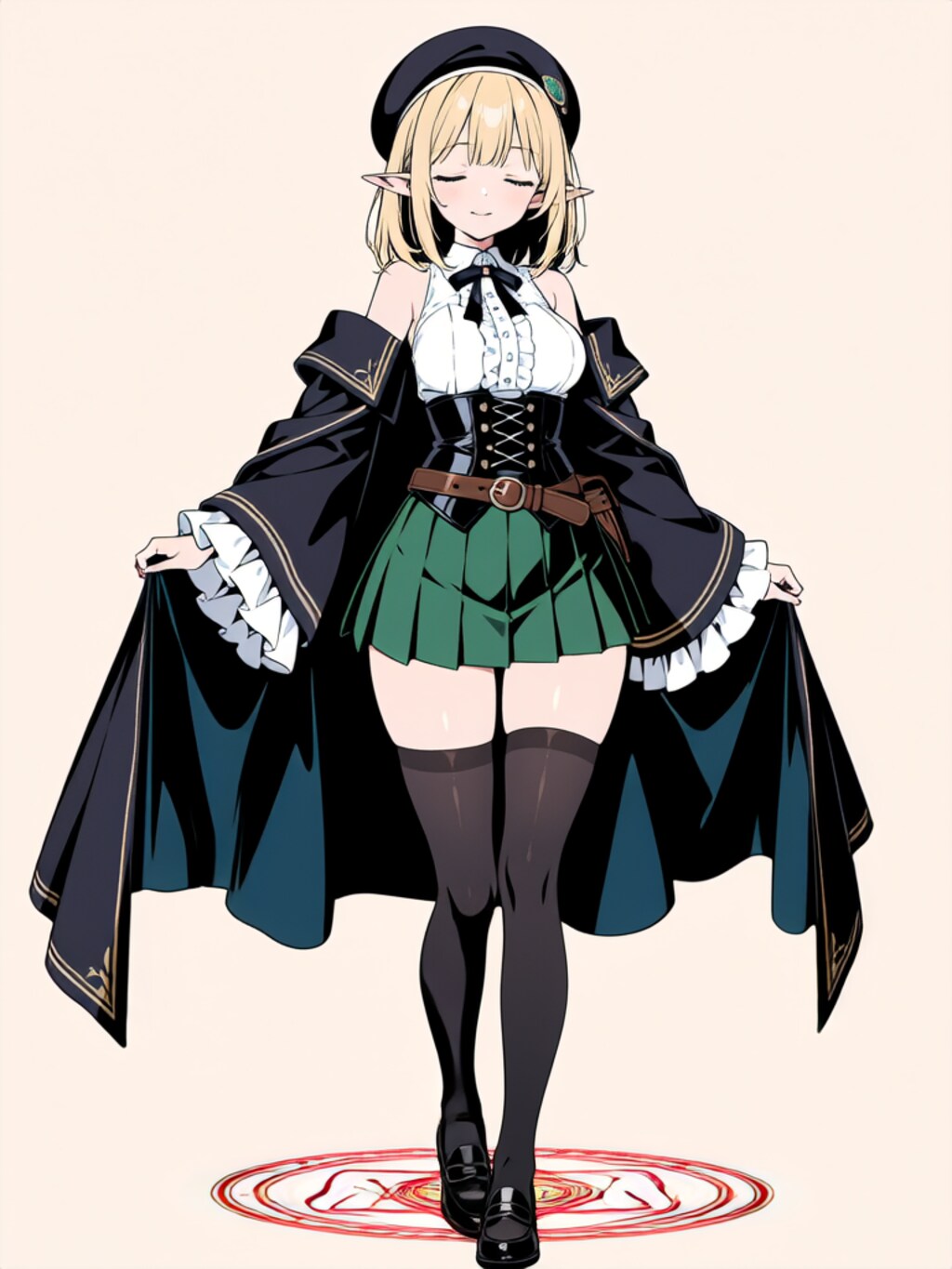 変身！魔法少女 エルフちゃん【パラパライラスト】