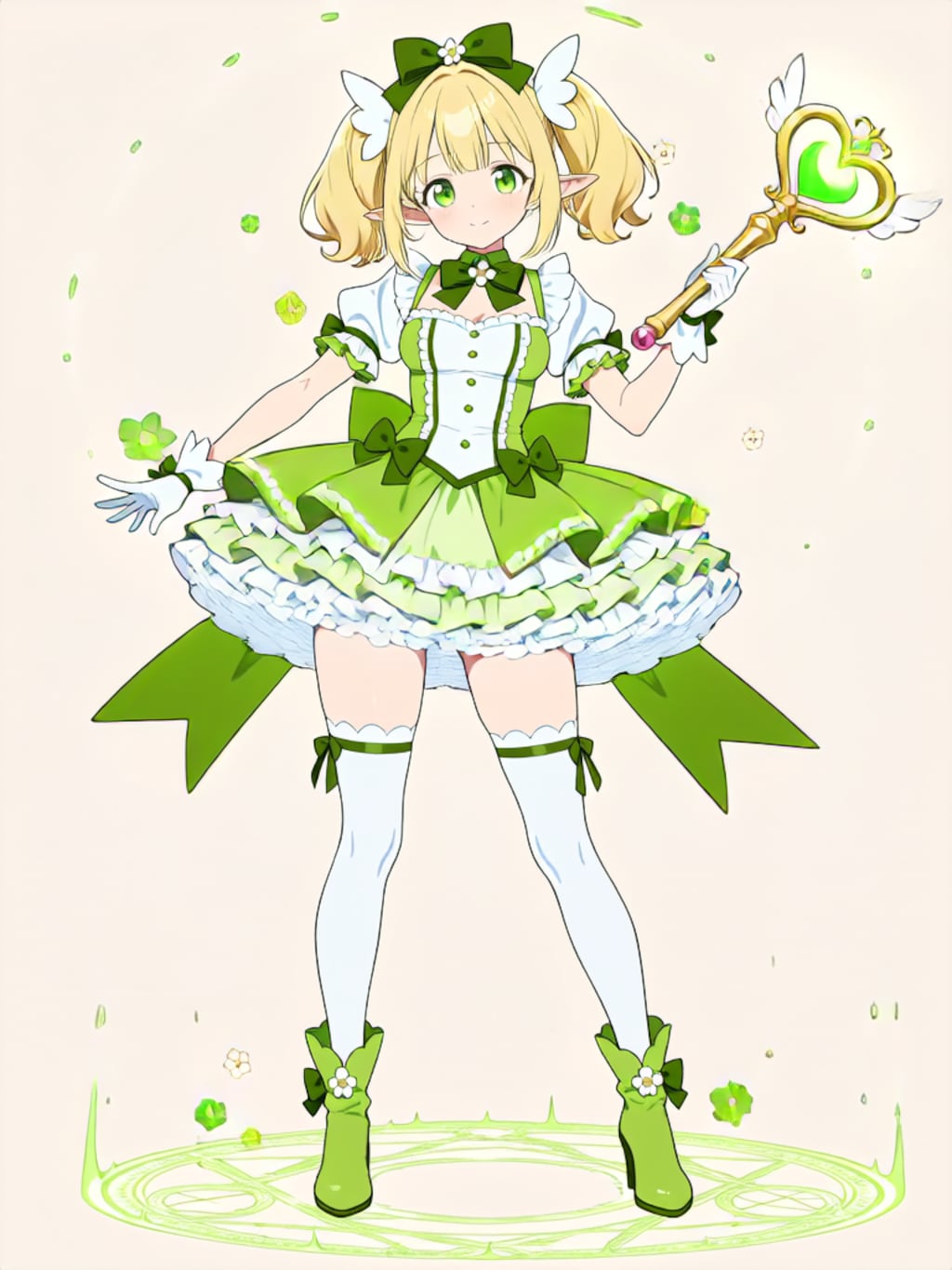 変身！魔法少女 エルフちゃん【パラパライラスト】