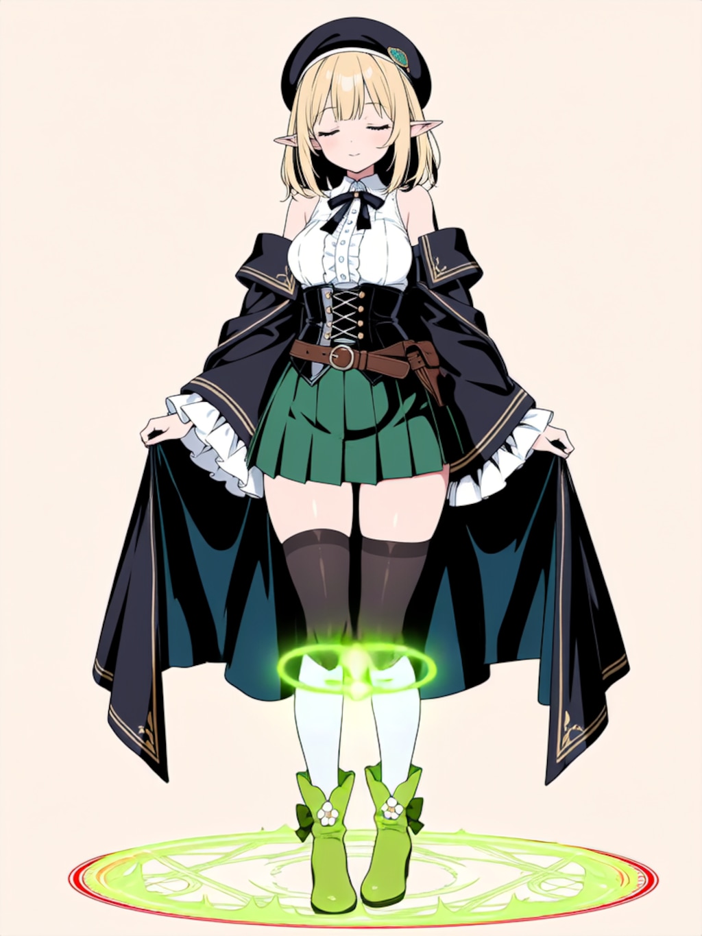 変身！魔法少女 エルフちゃん【パラパライラスト】