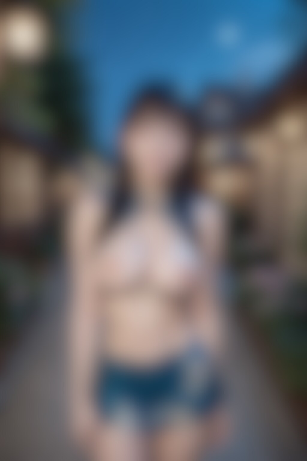 トップレスのチャイナドレス