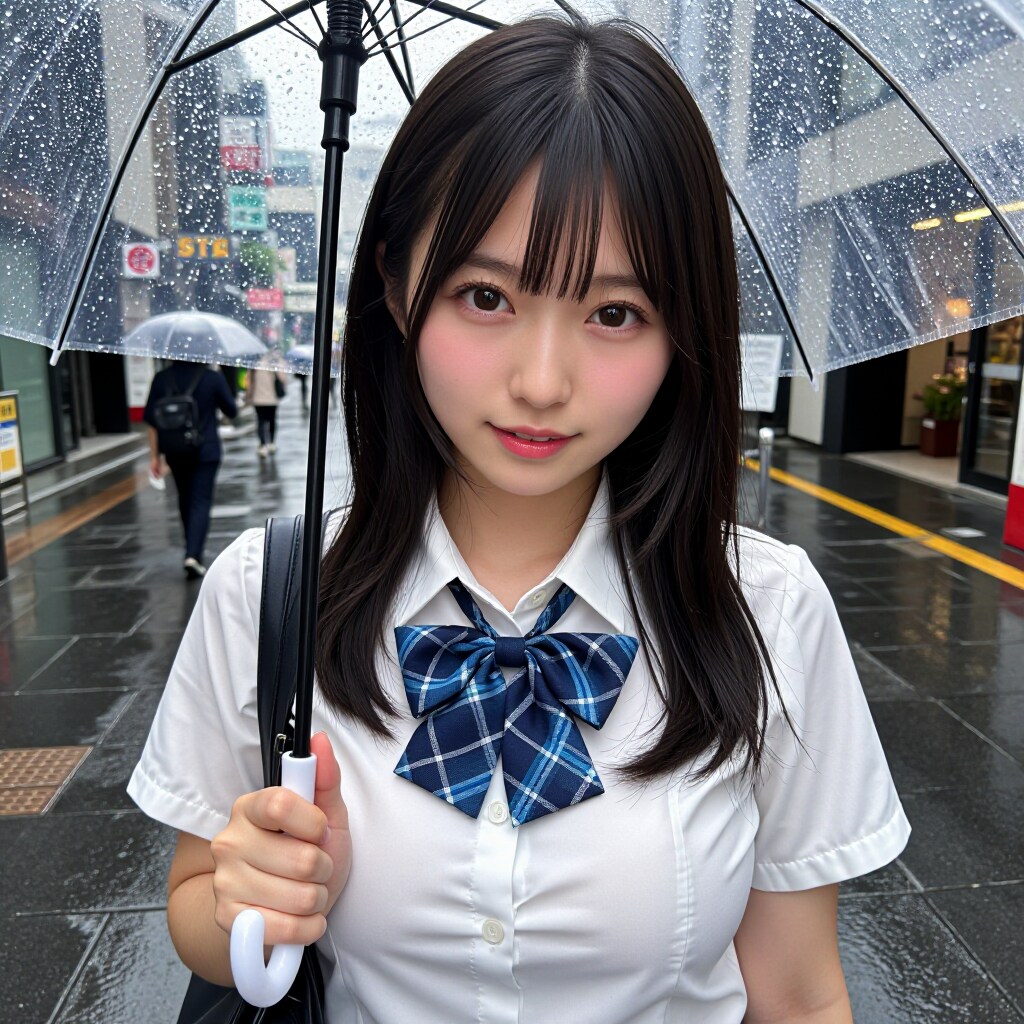 260504P【14枚】朝活ミニスカ制服風コーデの紗耶