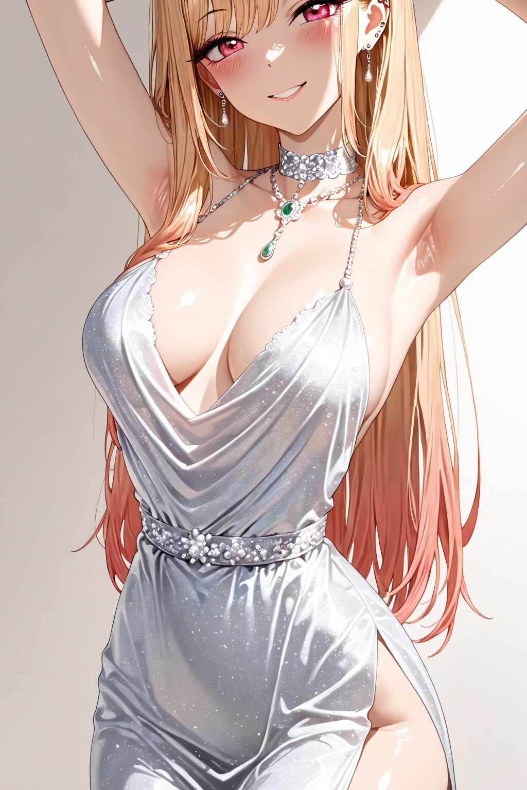 喜〇川海〇ドレス