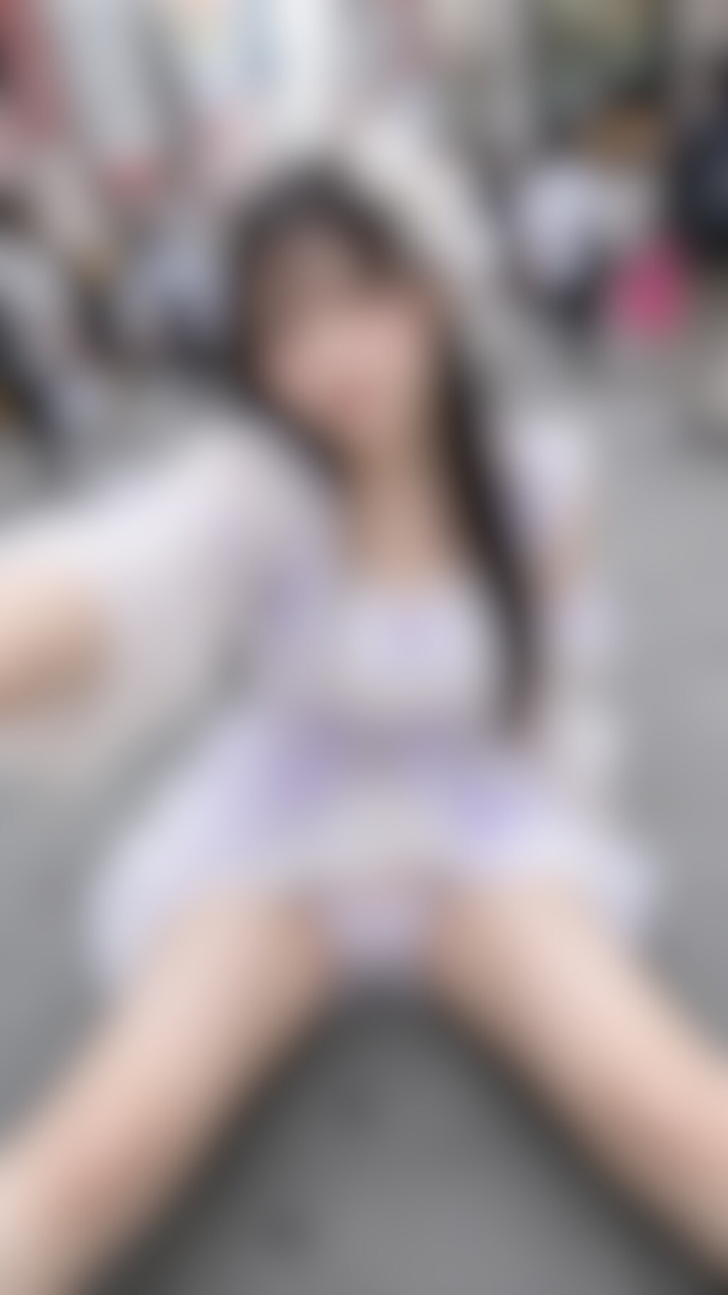 自撮りパンチラ
