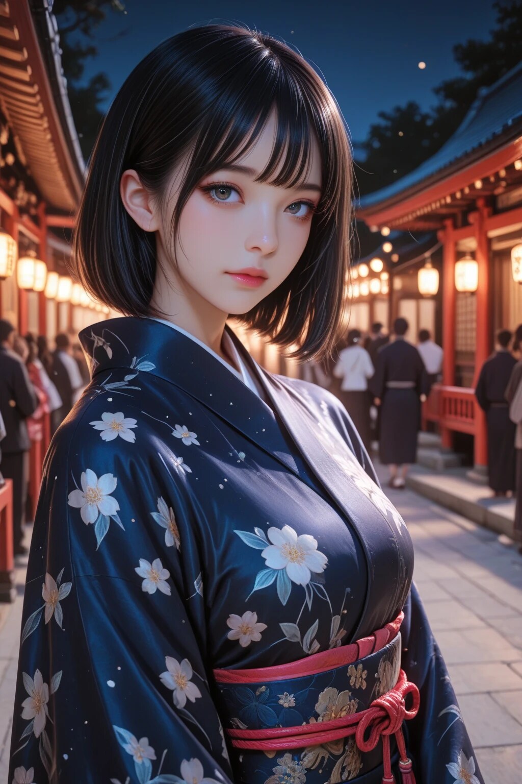 着物 ボブカット