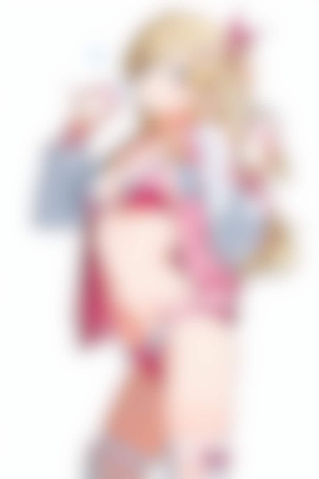 20260114【5枚】ピンクのビキニとスタジャン風カーディガンの女性（牛乳瓶）