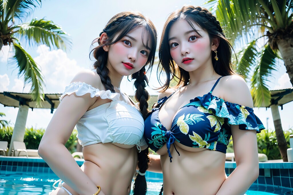 ランダム水着たち