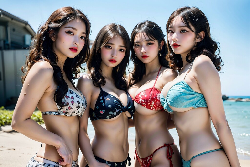 ランダム水着たち